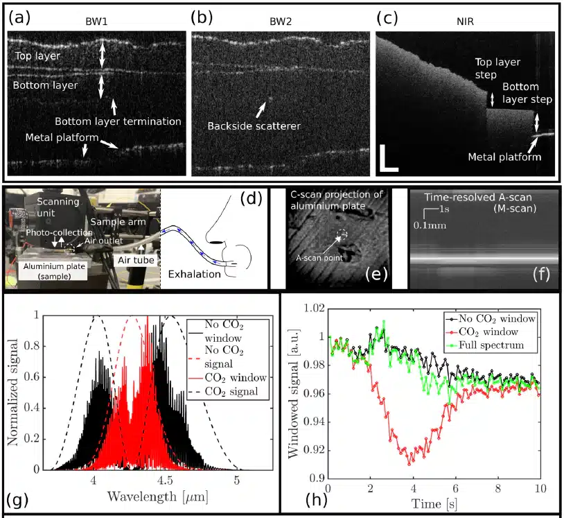 Optical Coherance Tomography with NLIR wavelength converter